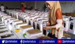 H-2 Pemilu 2019, KPU Sumenep Masih Kekurangan Surat Suara