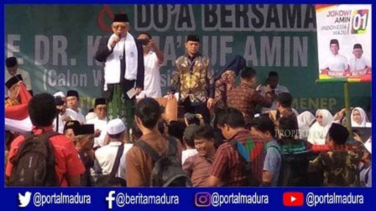 Hari Ini, Ma'ruf Amin Kampanye Akbar di Sumenep