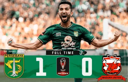 Full Video Highlights, Sundulan Jalilov Bawa Unggul Persebaya Atas