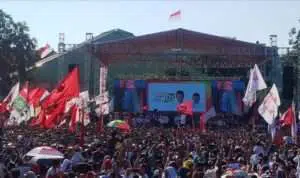 Kampanye di Batam, Jokowi ingin kota ini saingi Singapura