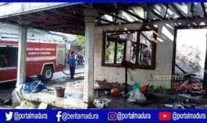 Nyalakan Kompor, Rumah Warga Pamekasan Dilalap Si Jago Merah