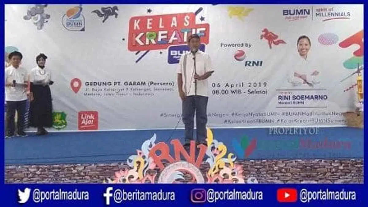 Kelas Kreatif Diharapkan Bisa Dorong Milenial Sumenep