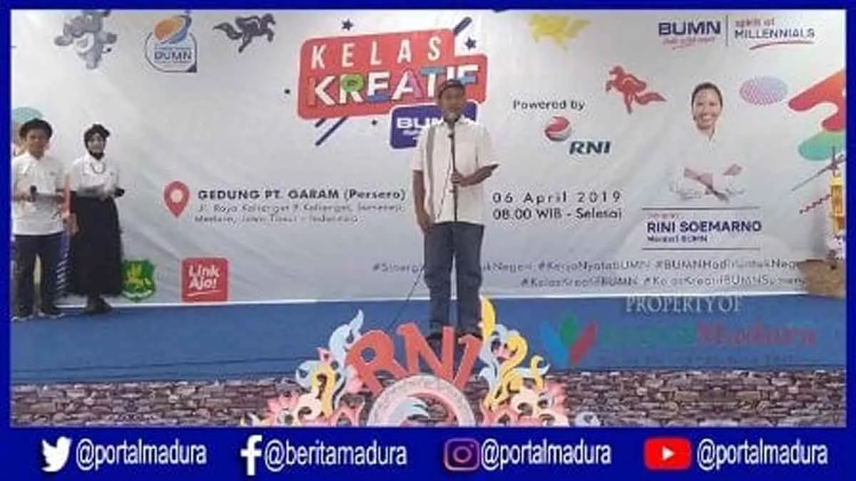 Kelas Kreatif Diharapkan Bisa Dorong Milenial Sumenep