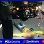 Tabrak Truk, Pemotor Meninggal di Akses Suramadu