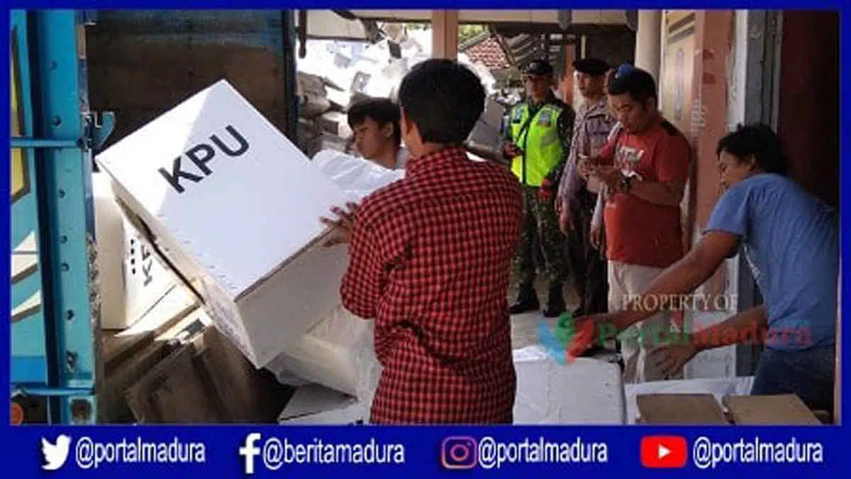 Logistik Pemilu Serentak 2019 Mulai Dikembalikan ke KPU Sumenep