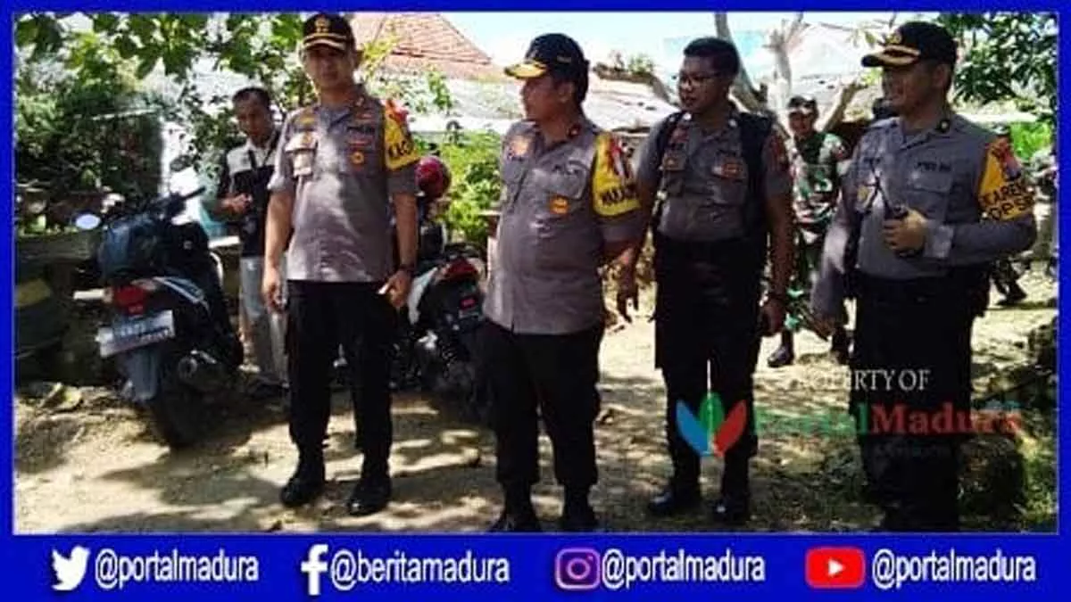 Pantau Pamekasan, Wakapolda Jatim : Di Madura Secara Umum Terkendali