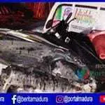 Pemotor Tabrak Truk, Korban Dilarikan ke RSUD Sampang