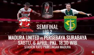 Semifinal Leg 2, Live Streaming vs Persebaya Piala Presiden