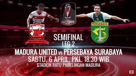 Semifinal Leg 2, Live Streaming vs Persebaya Piala Presiden