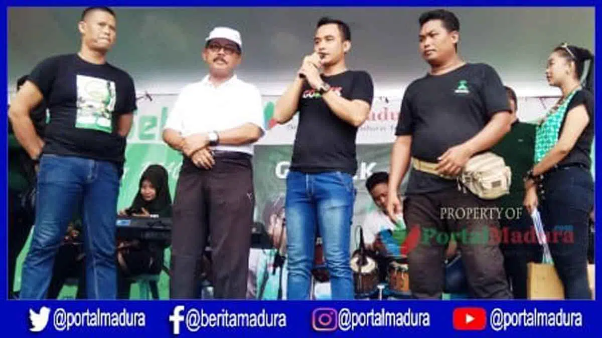 Diguyur Hujan, Senam Sehat Bersama Go-Jek Madura Tetap Meriah - Portalmadura.com Diguyur Hujan, Senam Sehat Bersama Go-Jek Madura Tetap Meriah