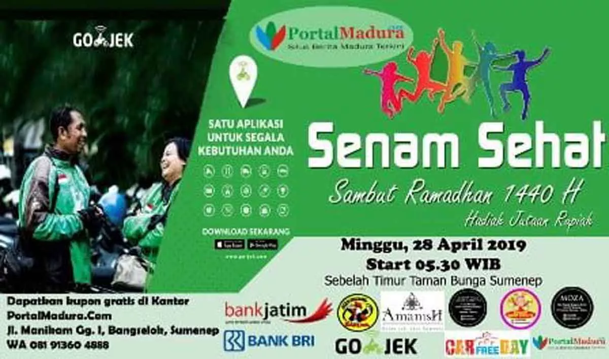 Gratis Kuponnya, Rebut Hadiah Senam Sehat Sambut Ramadan 1440 H - Portalmadura.com Gratis Kuponnya, Rebut Hadiah Senam Sehat Sambut Ramadan 1440 H