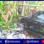 Diduga Sopir Ngantuk, Avanza Hantam Dua Motor di Sumenep