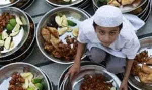 Kalap saat buka puasa