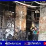Tim Labfor Polda Jatim Selidiki Penyebab Kebakaran Pasar Anom Baru Sumenep