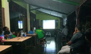 Shopee Liga 1 2019, Kemeriahan Nobar Persela Vs  di Sumenep