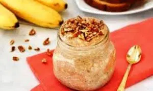 Overnight Oatmeal with Bananas