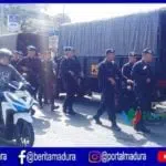 Polda Jatim Terjunkan Brimob Pasca Massa Bakar Polsek Tambelangan Sampang