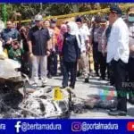 Ini Dugaan Motif Massa Bakar Polsek Tambelangan Sampang