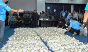 Polisi Temukan 137 Kilogram Sabu Selundupan dari Malaysia