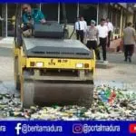 Polres Sumenep Musnahkan Ratusan Botol Miras