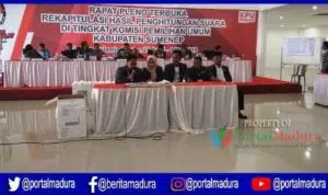 Rekapitulasi Suara Tingkat KPU Sumenep Tersisa 4 Kecamatan