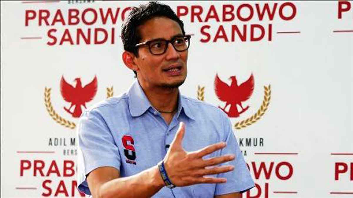 Sandiaga Kami belum selesai