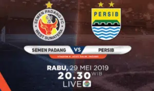 Berlangsung Live Streaming Semen Padang vs Persib Bandung Shopee Liga 1 2019