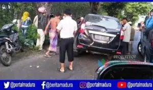 Brak! Mini Bus Vs Pemotor, Satu Korban Tak Sadarkan Diri
