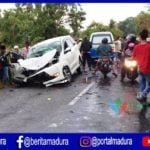 Tabrakan Avanza Versus Truk, Dua Meninggal Dunia di Madura