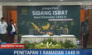 LIVE STREAMING Penetapan 1 Ramadan 1440 H