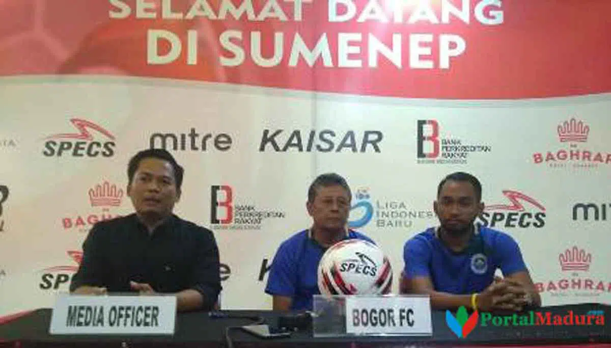 Hadapi Madura FC, Pelatih Bogor FC Minta Anak Asuhnya Tidak Canggung