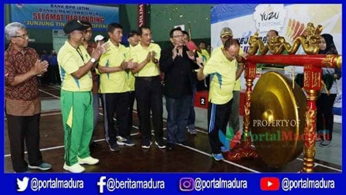 Jaring Pebulutangkis Berkualitas, Kejuaraan Madura Cup 2019 Dibuka Bupati Sumenep