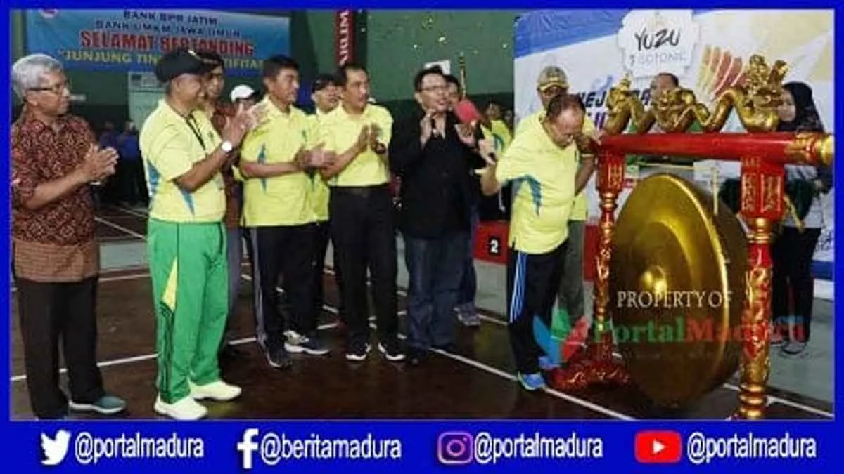 Jaring Pebulutangkis Berkualitas, Kejuaraan Madura Cup 2019 Dibuka Bupati Sumenep