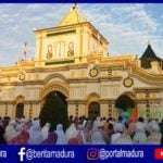Jemaah Salat Idul Fitri Meluber, Khotib Masjid Jamik Sumenep Ingatkan Hal Ini