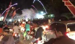 Malam Ini, Arus Lalu Lintas di Jalan Blega Bangkalan Padat Merayap