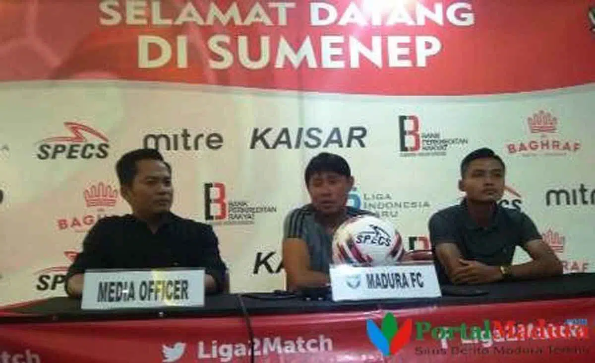 Jamu Bogor FC, Pelatih Madura FC Minta Anak Asuhnya Manfaatkan Laga Kandang