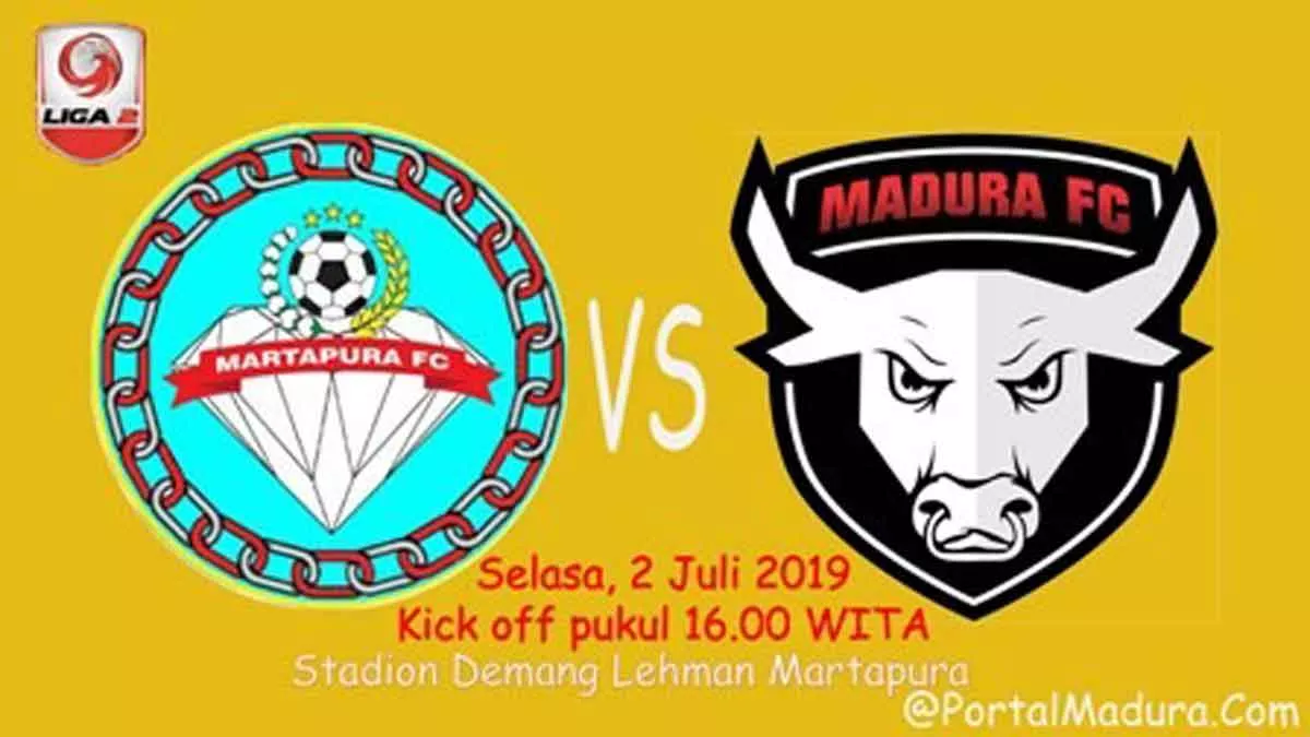 Live Score, Sementara Madura FC Tertinggal Vs Martapura FC