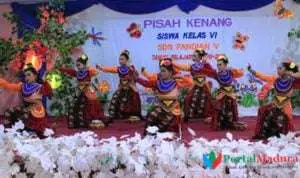 Ragam Pentas Seni Meriahkan Pisah Kenang Kelas 6 SDN Pandian V Sumenep