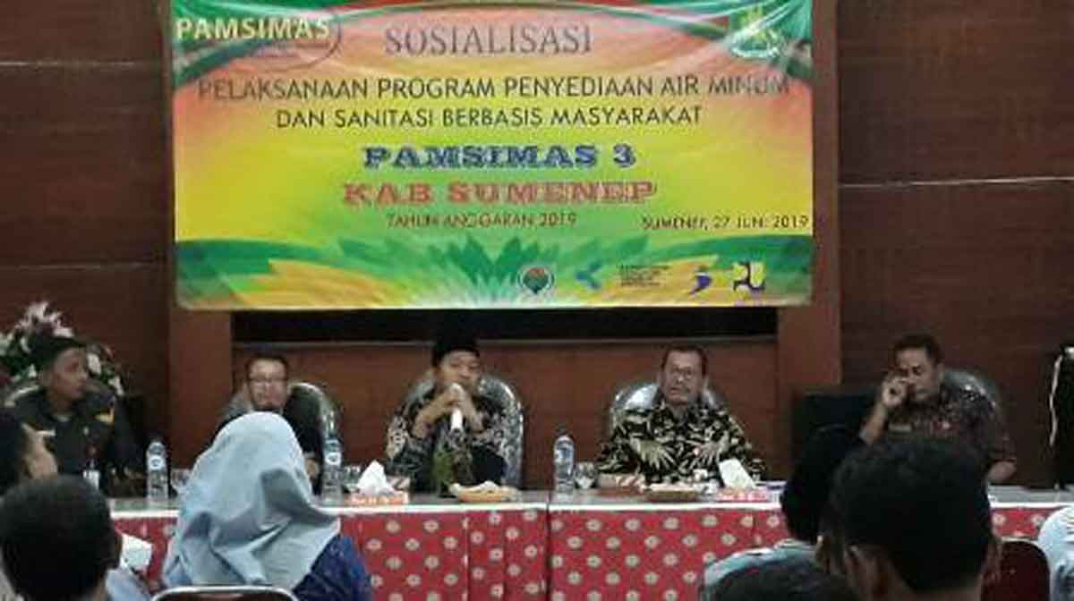 Pemkab Sumenep Gelar Sosialisasi Pamsimas III tahun 2019