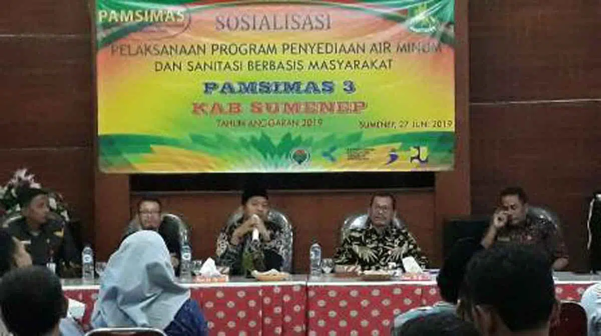 Pemkab Sumenep Gelar Sosialisasi Pamsimas III tahun 2019