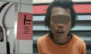 Pemuda Ini Bawa Sajam dan Kunci T serta Magnet