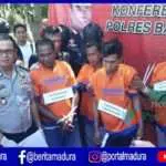 Satpam UTM Terlibat, 4 Pelaku Begal Diringkus Polisi Bangkalan