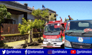 Konsleting Listrik Diduga Penyebab Kebakaran Rumah di Sumenep