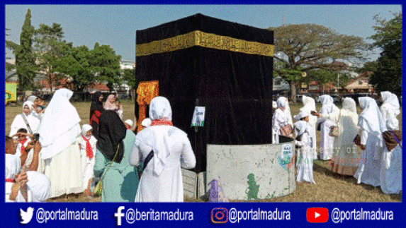 Hari Anak Nasional, 1.500 Anak TK di Bangkalan Ikuti Simulasi Manasik Haji