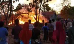 Kebakaran Landa Rumah Warga Omben Sampang