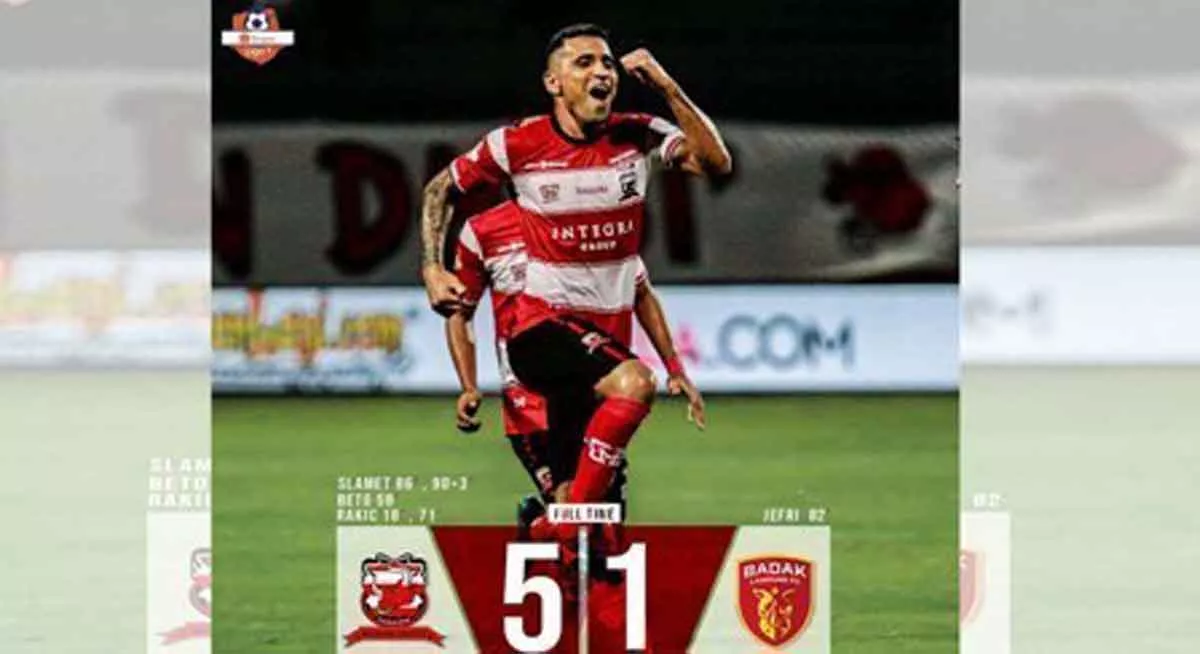 Pesta Gol ke Gawang Perseru Badak Lampung