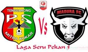 Hasil Live Score Babak Pertama Mitra Kukar vs Madura FC 0-1