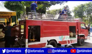 Mobil Pemadam Kebakaran di Sumenep Tak Ideal