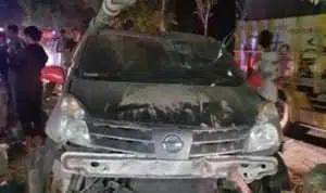 Tak ada Korban Jiwa, Livina Tabrak Pembatas Jalan di Pamekasan