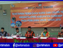 KPU Sumenep Tetapkan 50 Caleg Terpilih Periode 2019-2024